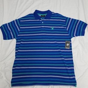 NWT Beverly Hills Polo Club Logo Shirt Size XL